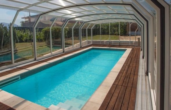 copertura per piscina