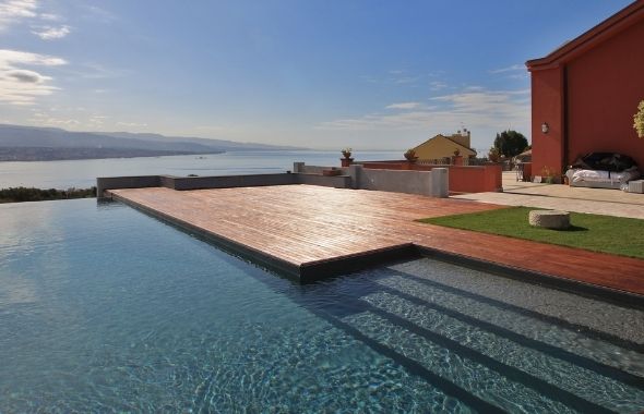 apertura piscina interrata