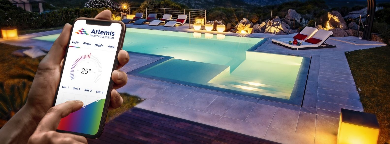 gestione piscina smartphone